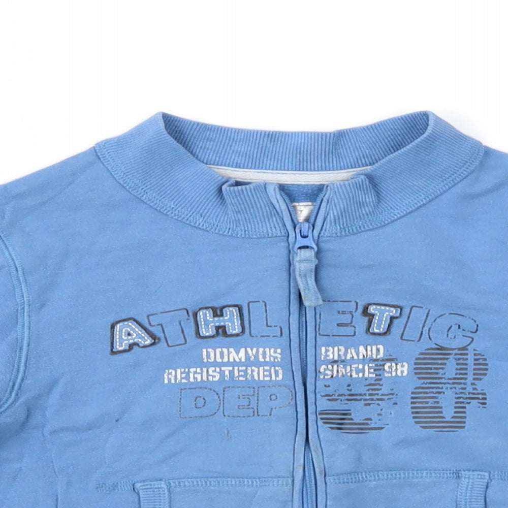 DOMYOS Boys Blue   Full Zip Sweatshirt