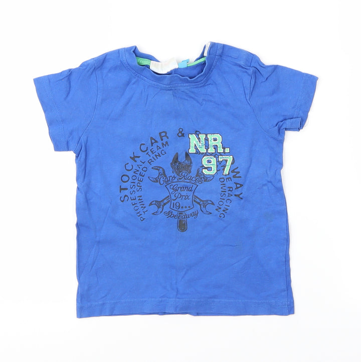 Avenue Boys Blue   Basic T-Shirt Size 12-18 Months