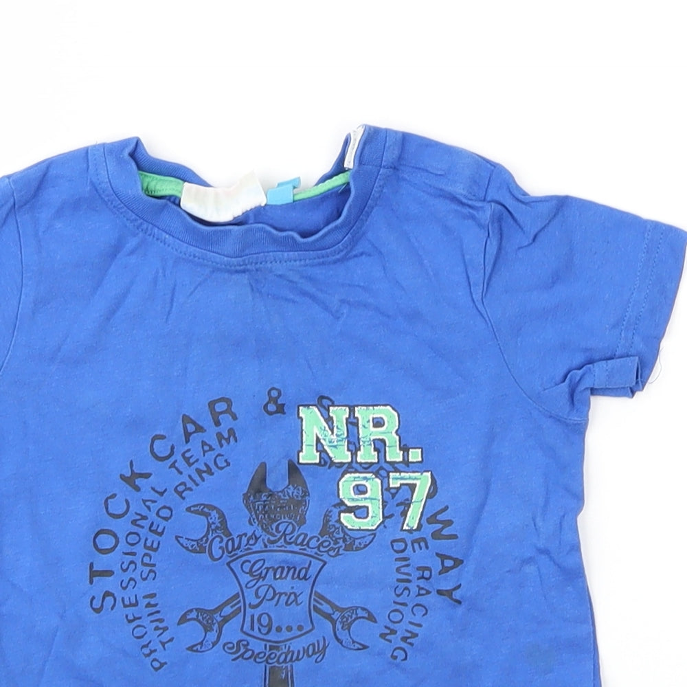 Avenue Boys Blue   Basic T-Shirt Size 12-18 Months