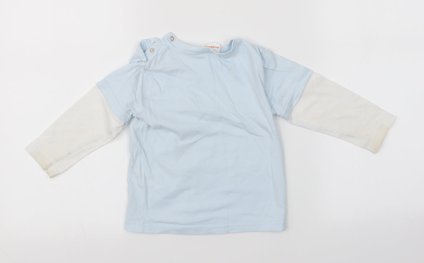 Blue Zoo Boys Blue   Basic T-Shirt Size 12-18 Months  - Baby Bro