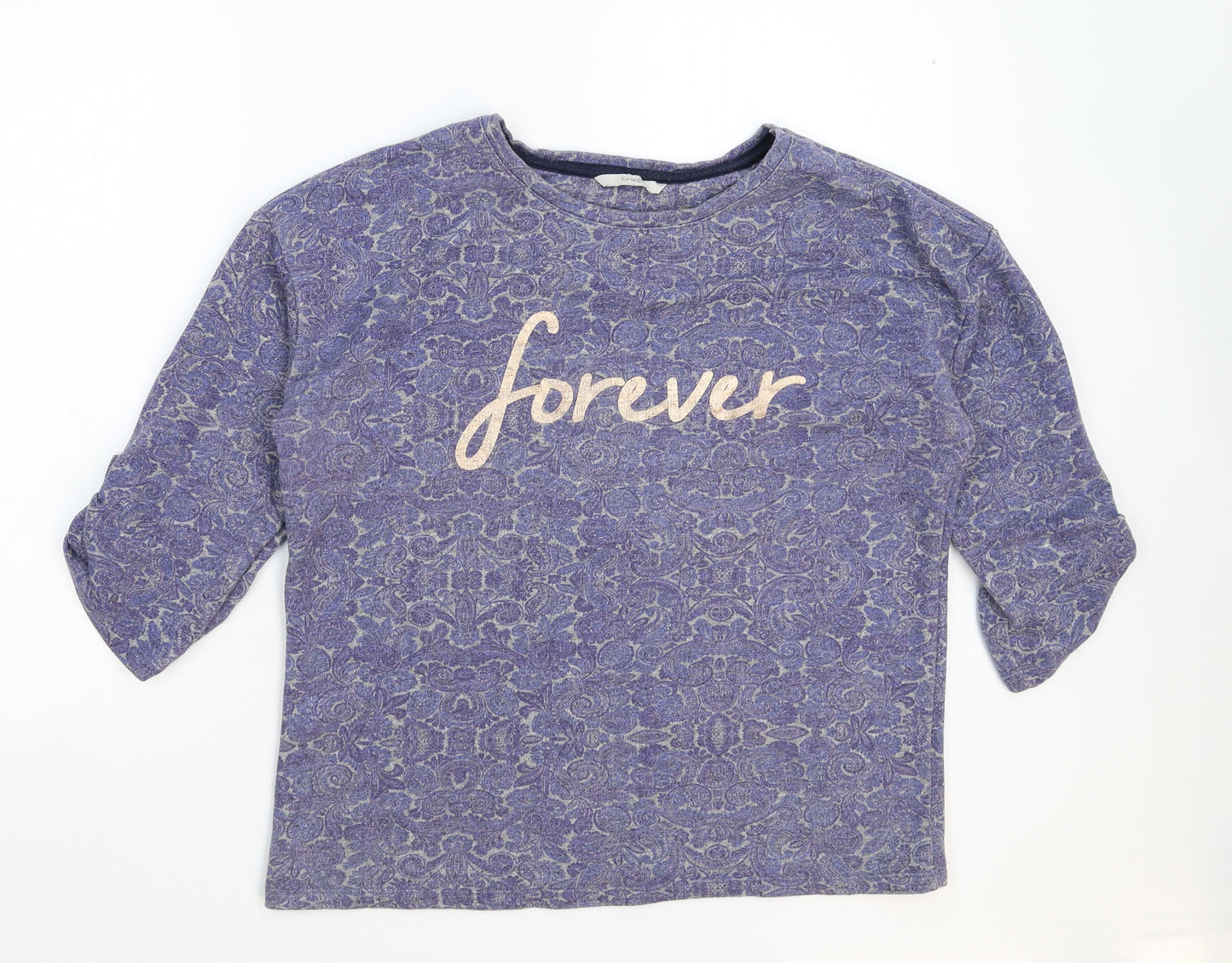 George Womens Multicoloured   Pullover Sweatshirt Size 14