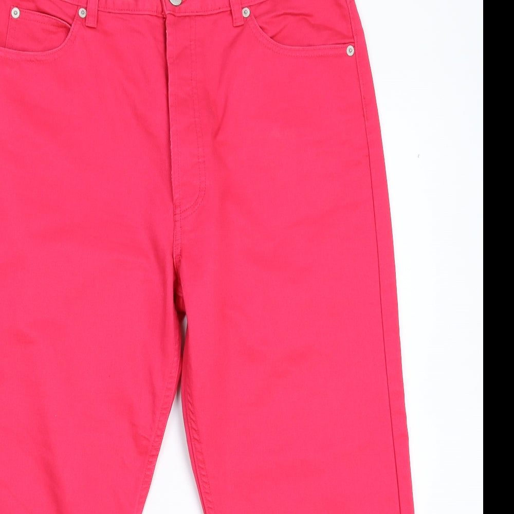 Gap Womens Pink  Denim Capri Jeans Size 12 L23 in