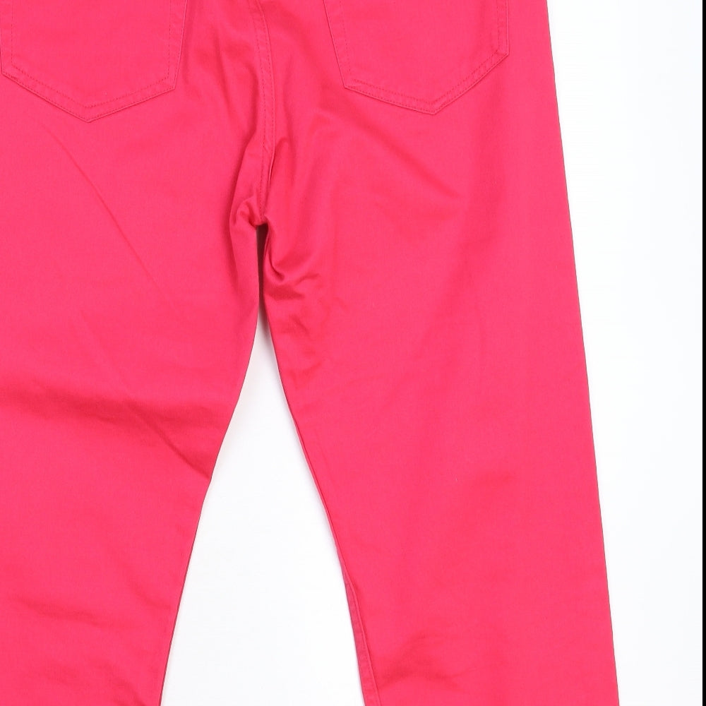 Gap Womens Pink  Denim Capri Jeans Size 12 L23 in