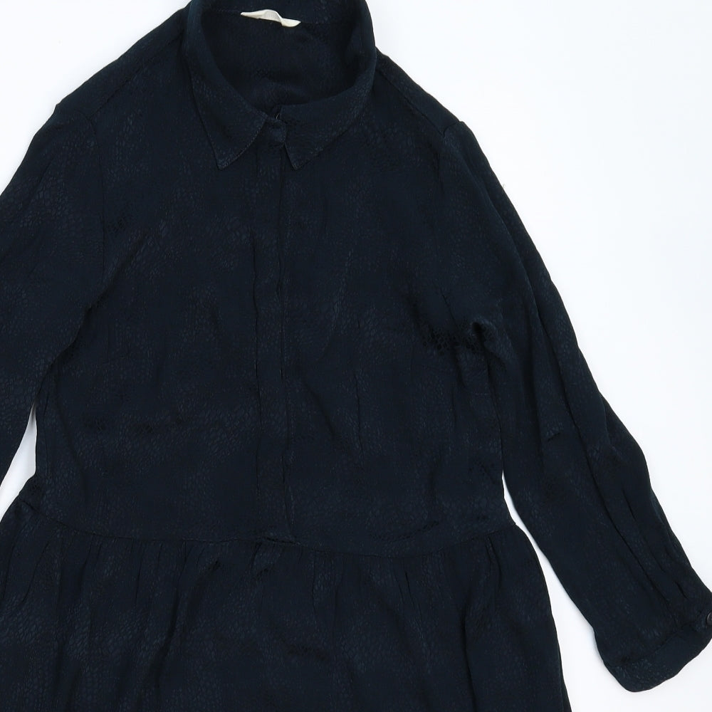 Hush Womens Blue   Shirt Dress  Size 6