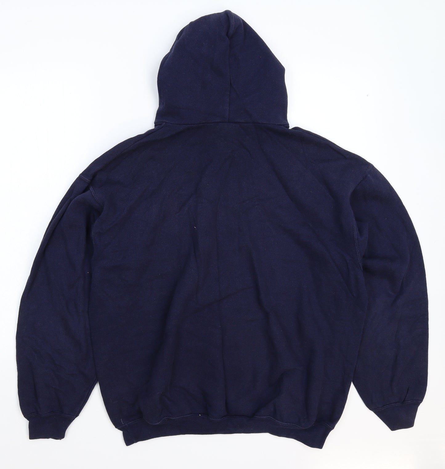Fruit of the Loom Mens Blue   Pullover Hoodie Size L