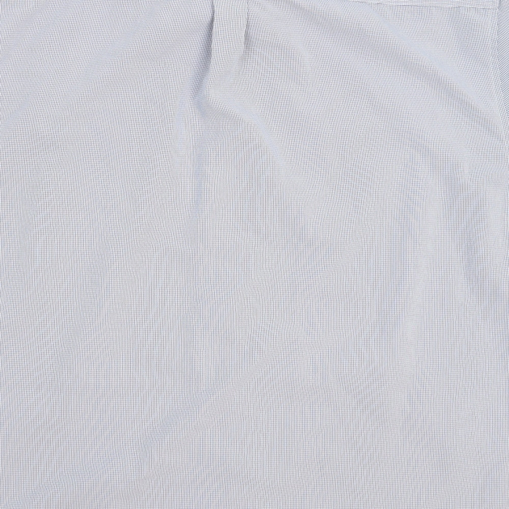 Easy Mens Blue Check   Button-Up Size 2XL