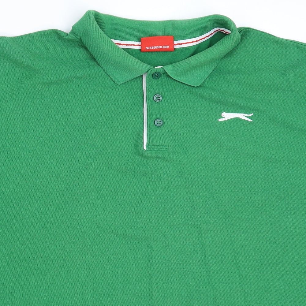 Slazenger Mens Green    Polo Size 2XL