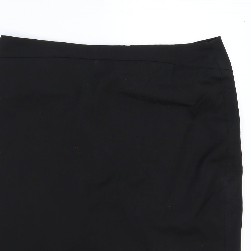 Brook Taverner Womens Black   Straight & Pencil Skirt Size 14