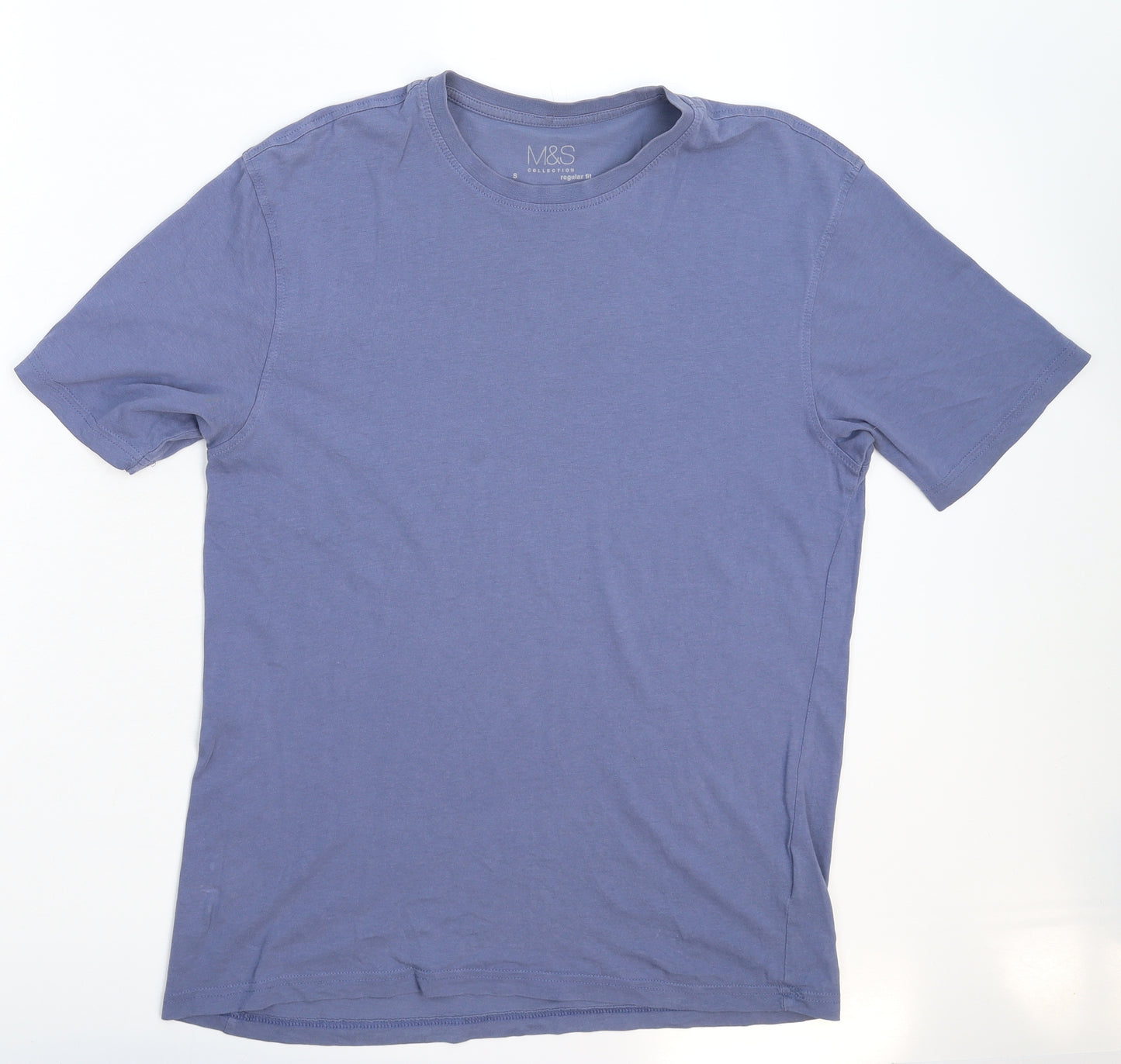 Marks and Spencer Mens Blue    T-Shirt Size S