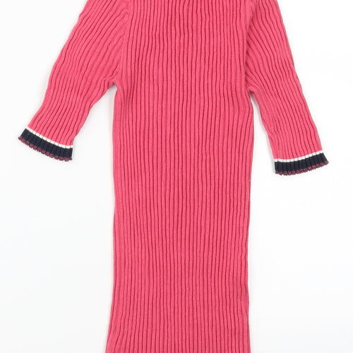 NEXT Womens Pink Striped  Pullover Jumper Size 10