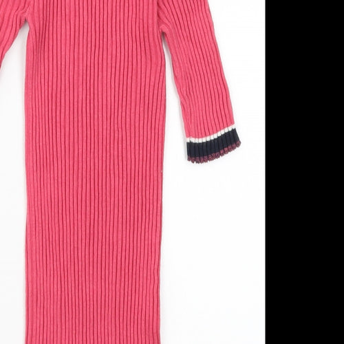 NEXT Womens Pink Striped  Pullover Jumper Size 10