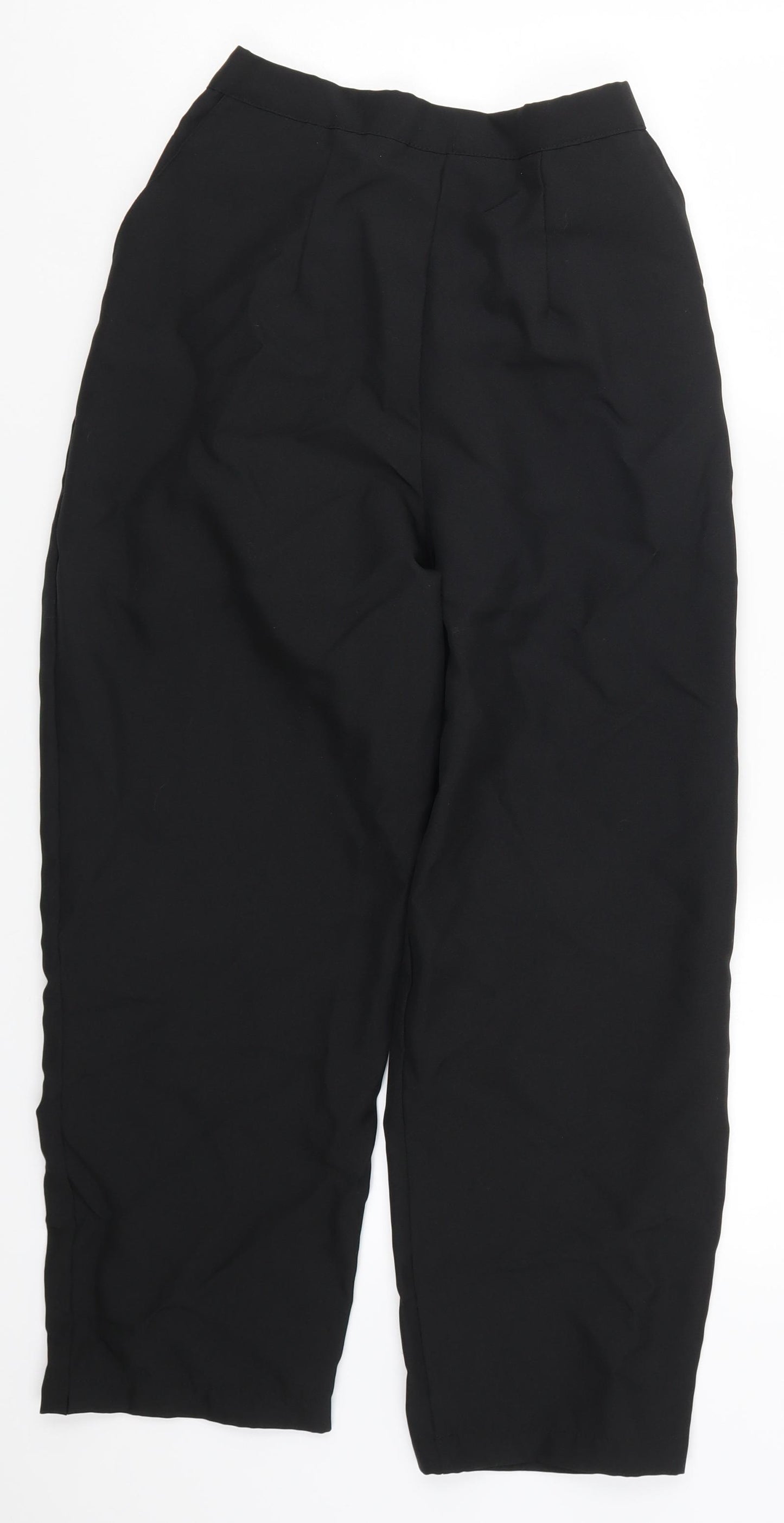 Preworn Womens Black   Cropped Trousers Size 24 in L24 in