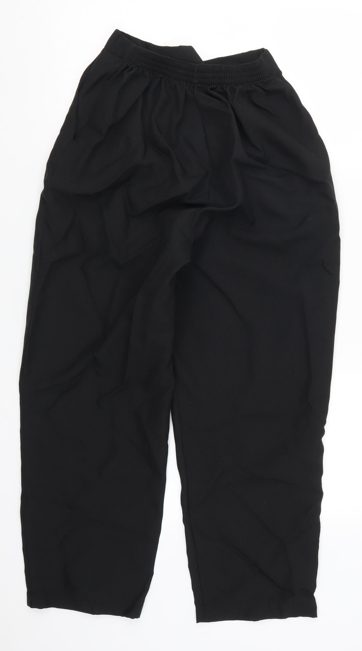 Preworn Womens Black   Cropped Trousers Size 24 in L24 in