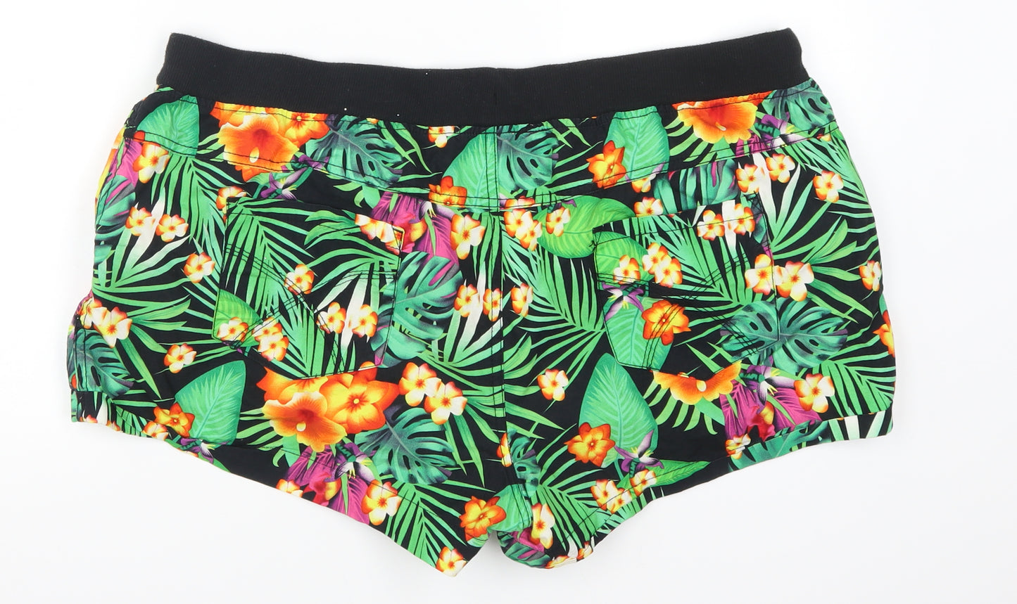 Atmosphere Womens Green Floral  Hot Pants Shorts Size 18