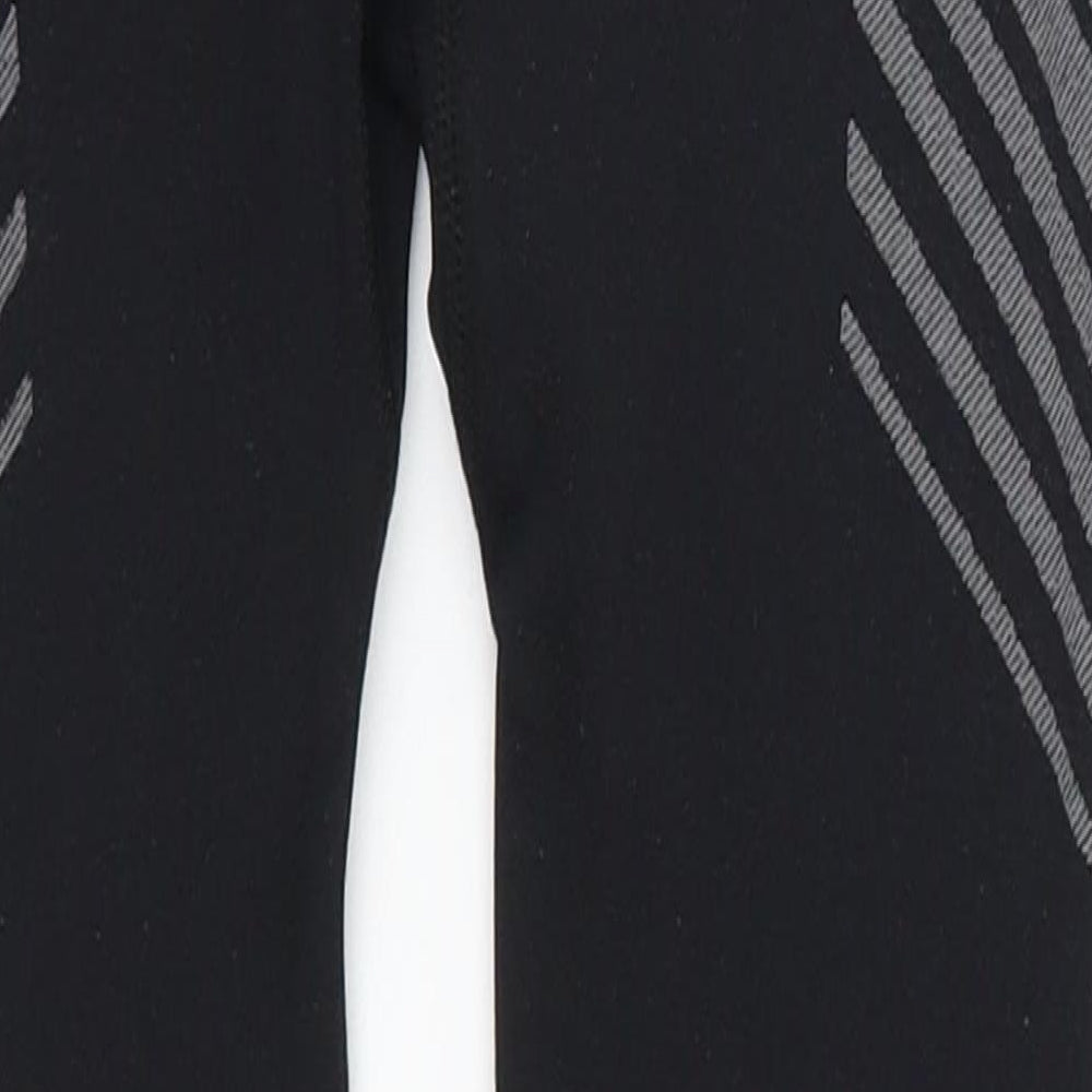 Crivit Womens Grey   Track Pants Leggings Size 8 L23 in - Grey and Black