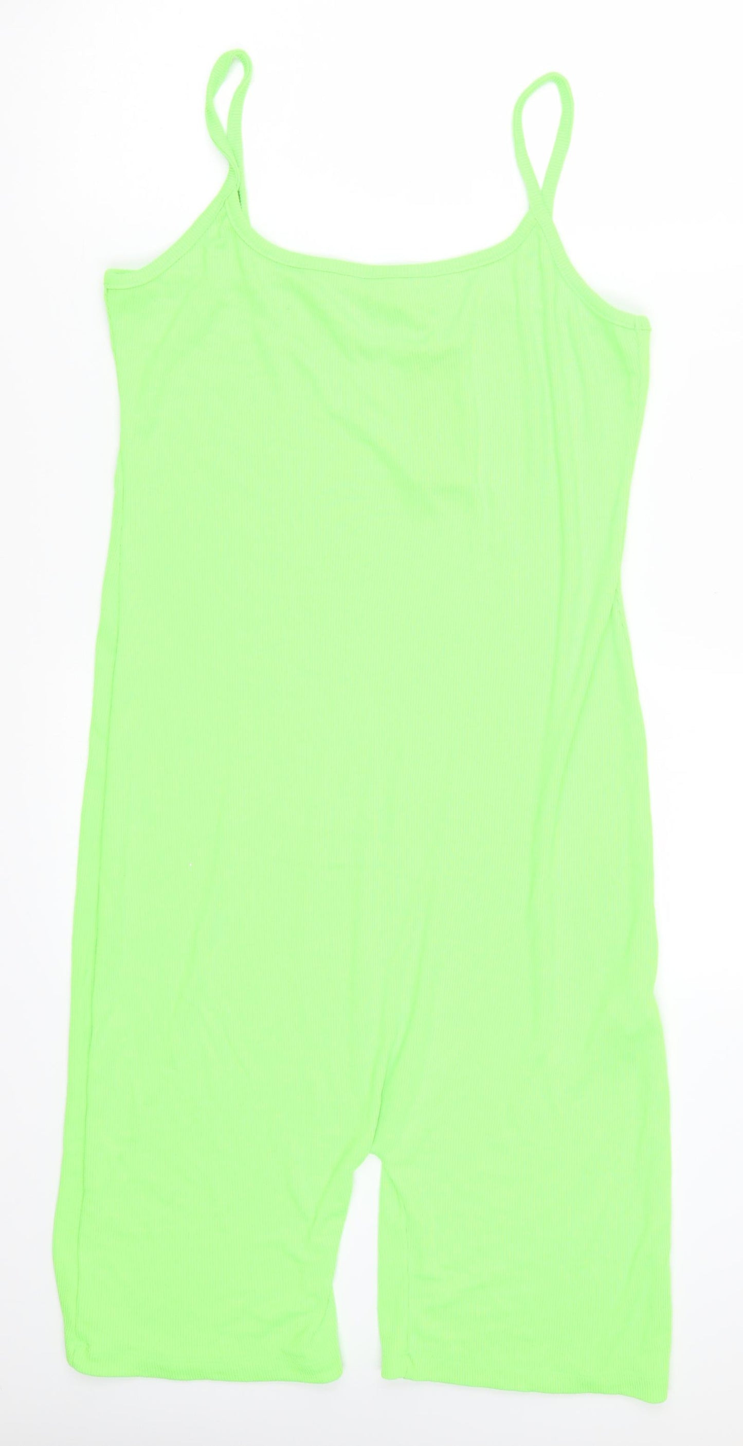 Boohoo Womens Green   Playsuit One-Piece Size 16 L7 in