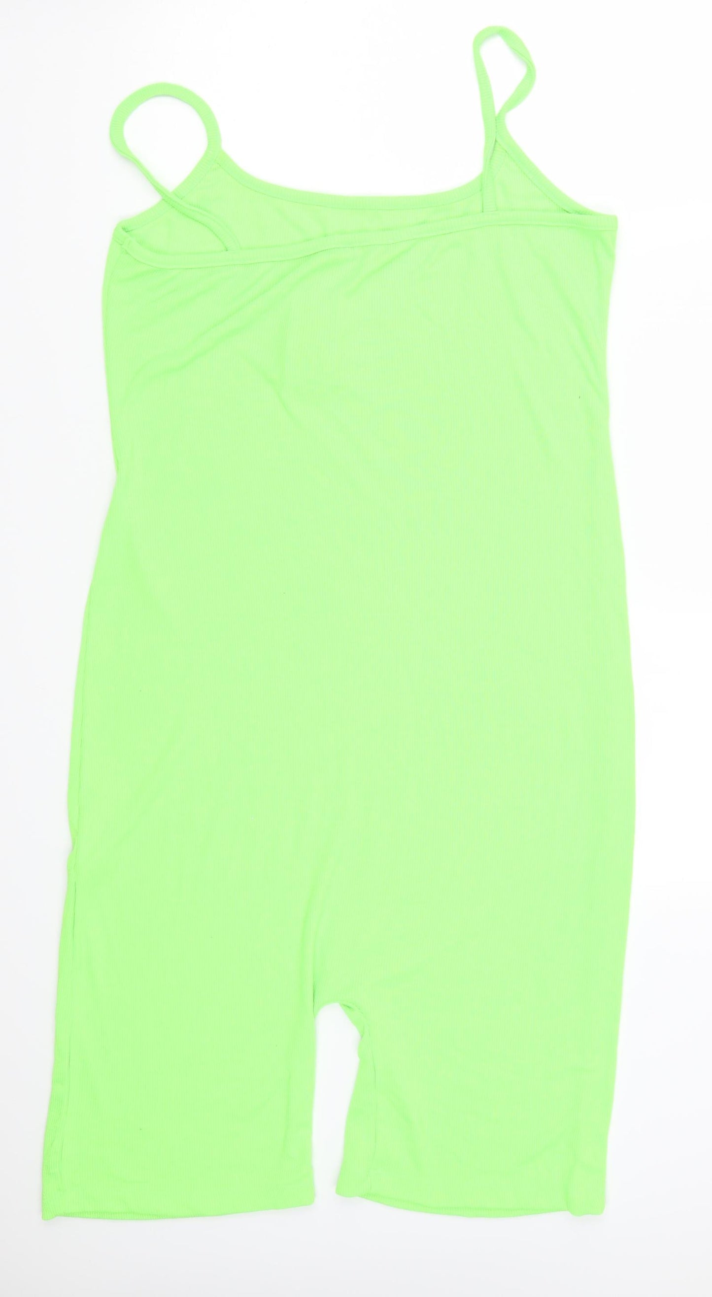 Boohoo Womens Green   Playsuit One-Piece Size 16 L7 in