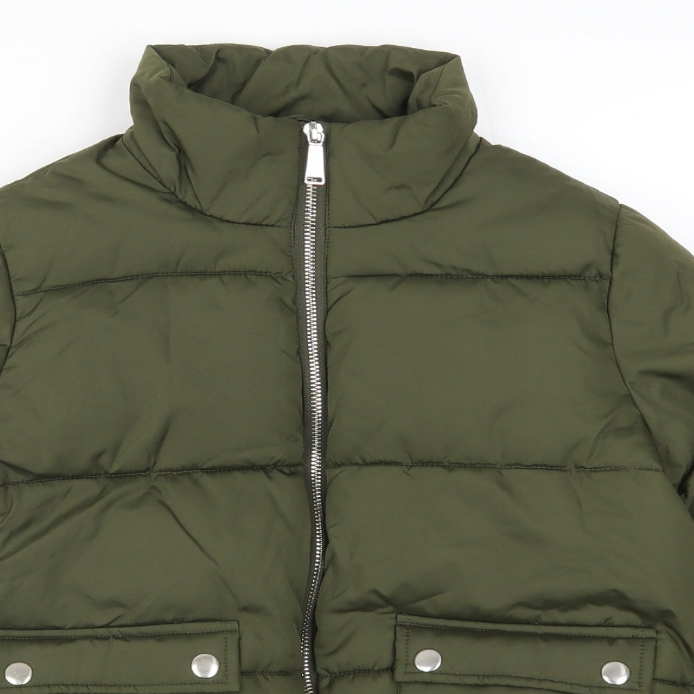 Matalan Girls Green   Basic Coat Coat Size 11 Years