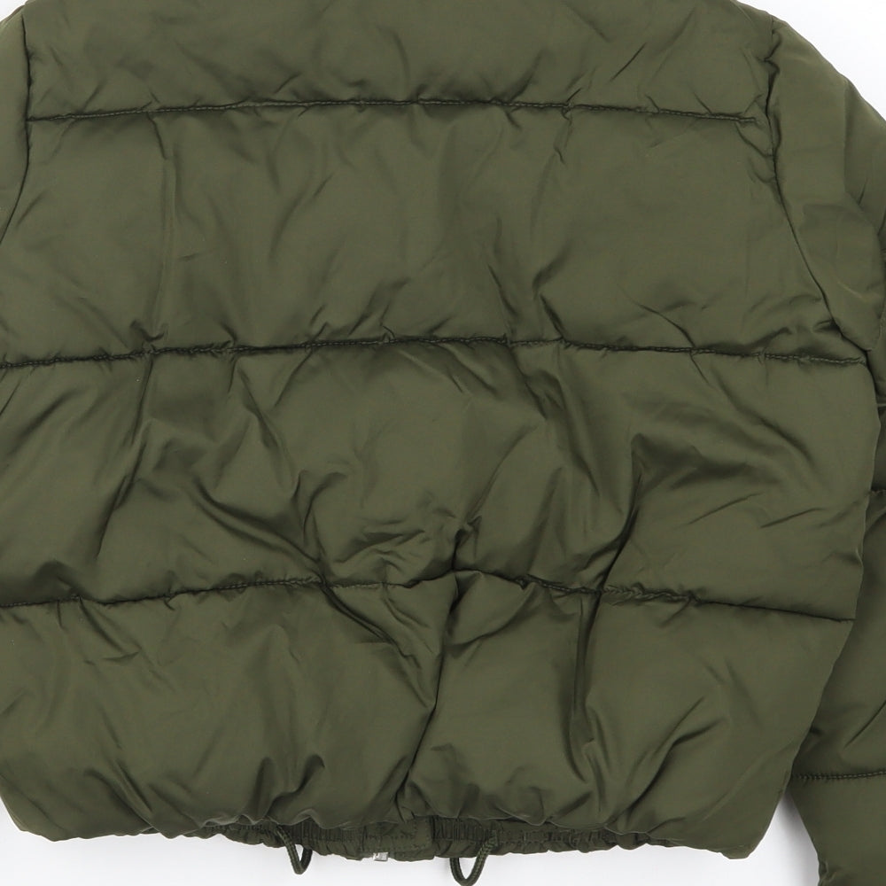 Matalan Girls Green   Basic Coat Coat Size 11 Years