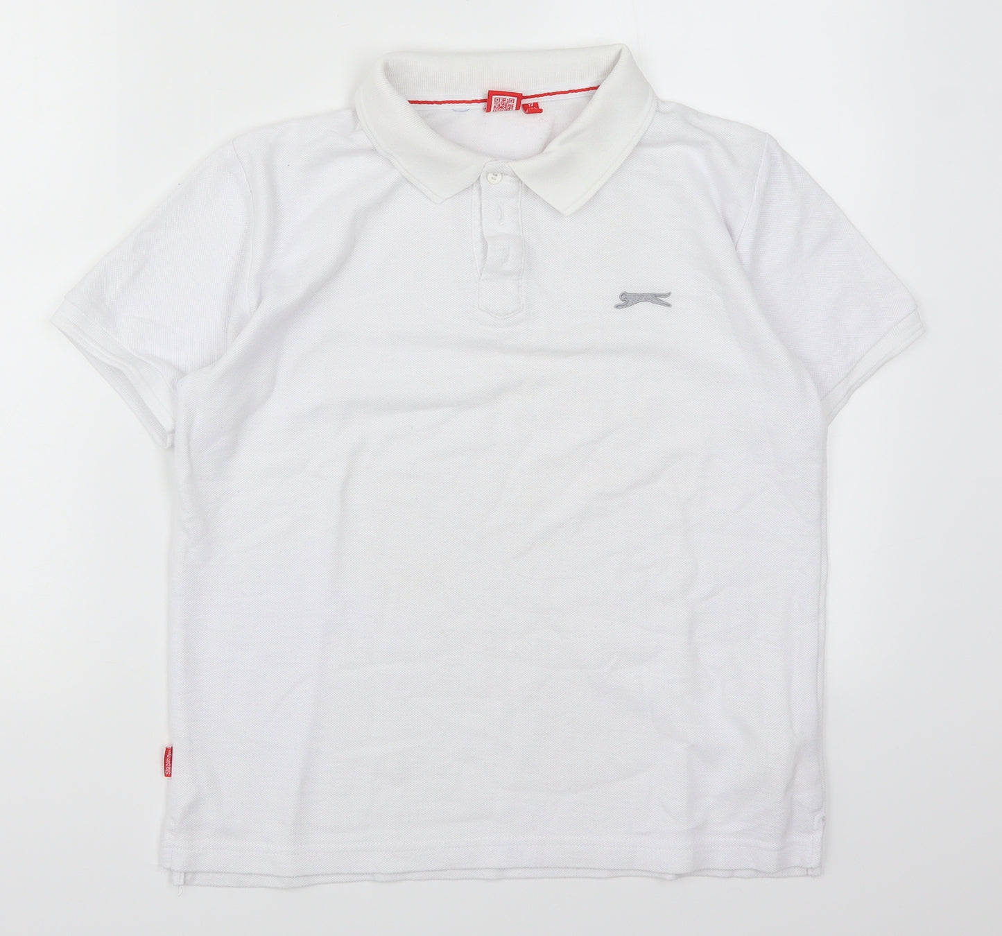 Slazenger Boys White   Basic Polo Size 13 Years