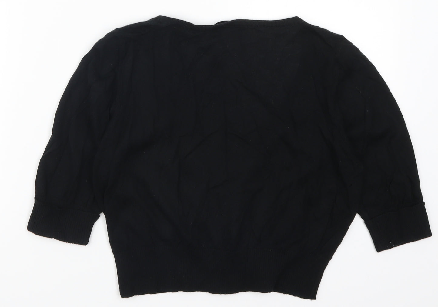 Marks and Spencer Womens Black   Cardigan Jumper Size 12