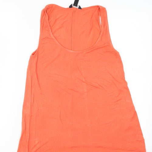 New Look Womens Pink   Basic Tank Size 8
