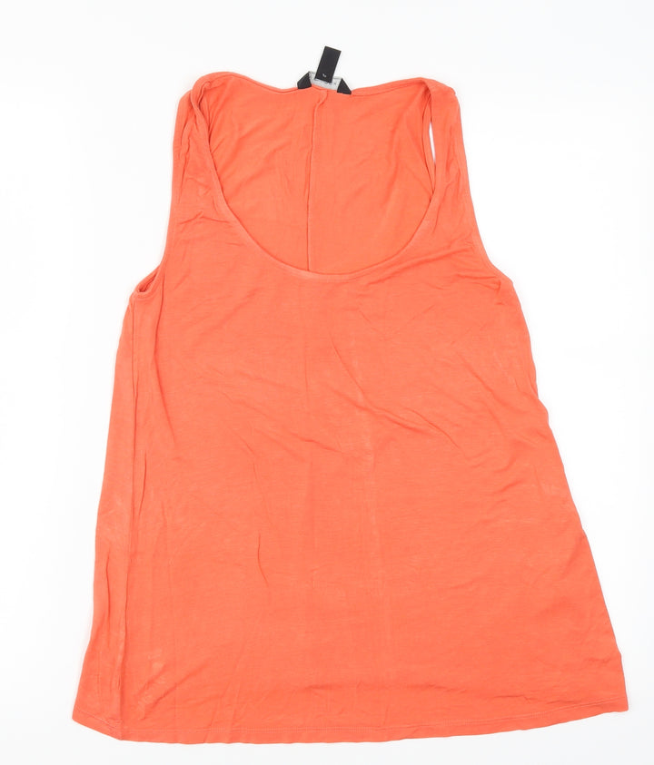 New Look Womens Pink   Basic Tank Size 8