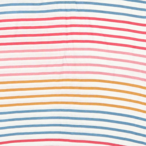 Primark Womens Multicoloured Striped  Basic T-Shirt Size 10