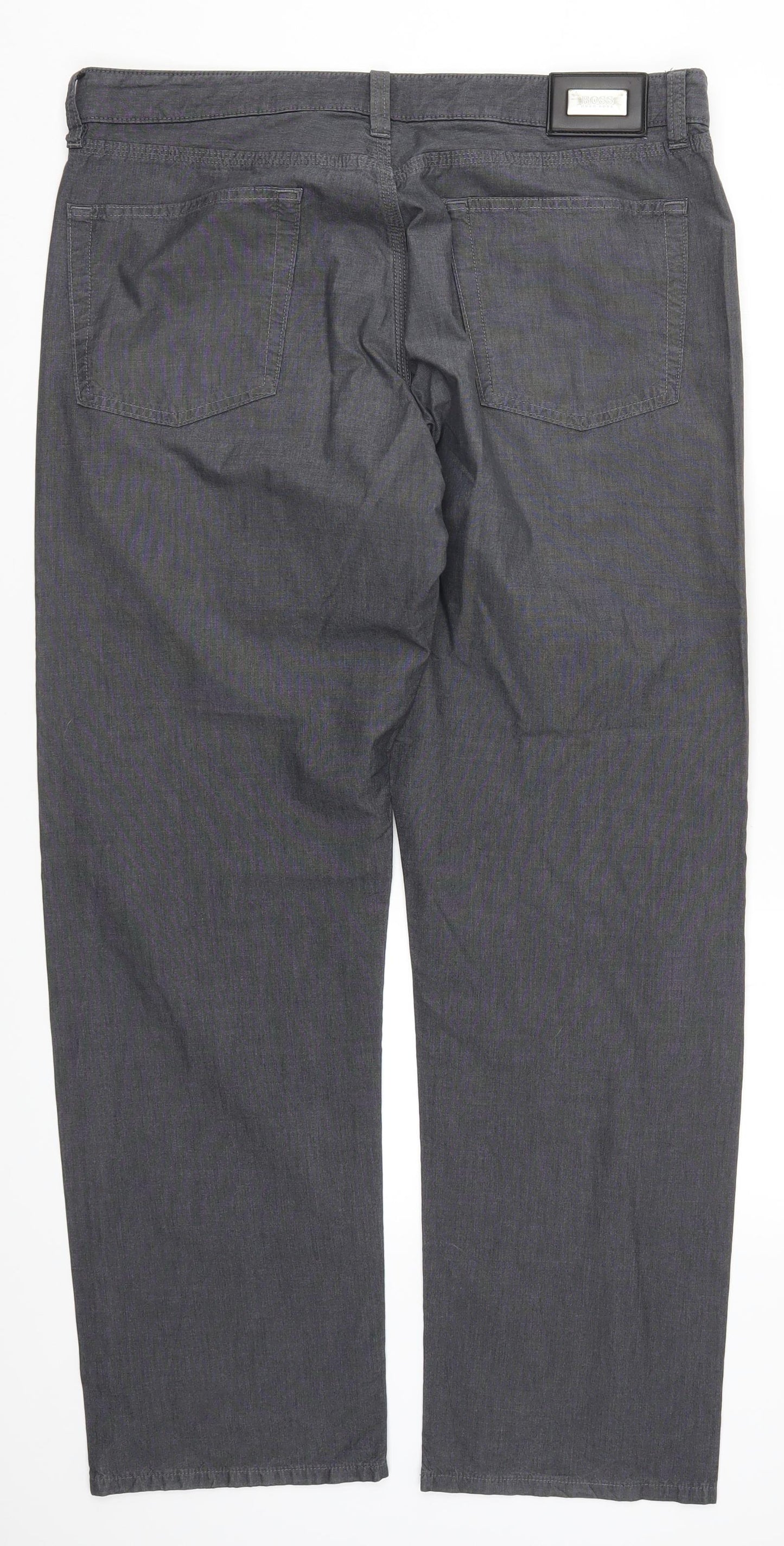 HUGO BOSS Mens Grey   Trousers  Size 38 L32 in