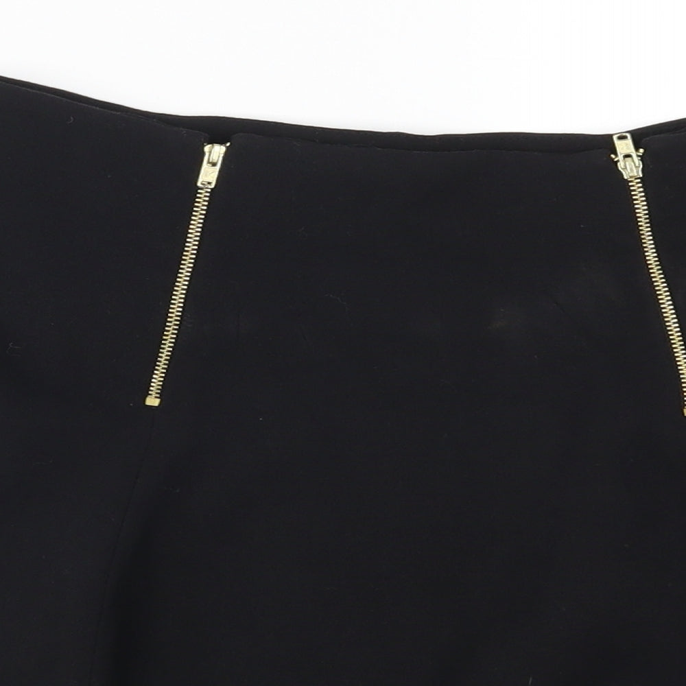 Miss Selfridge Womens Black   Skater Skirt Size 10