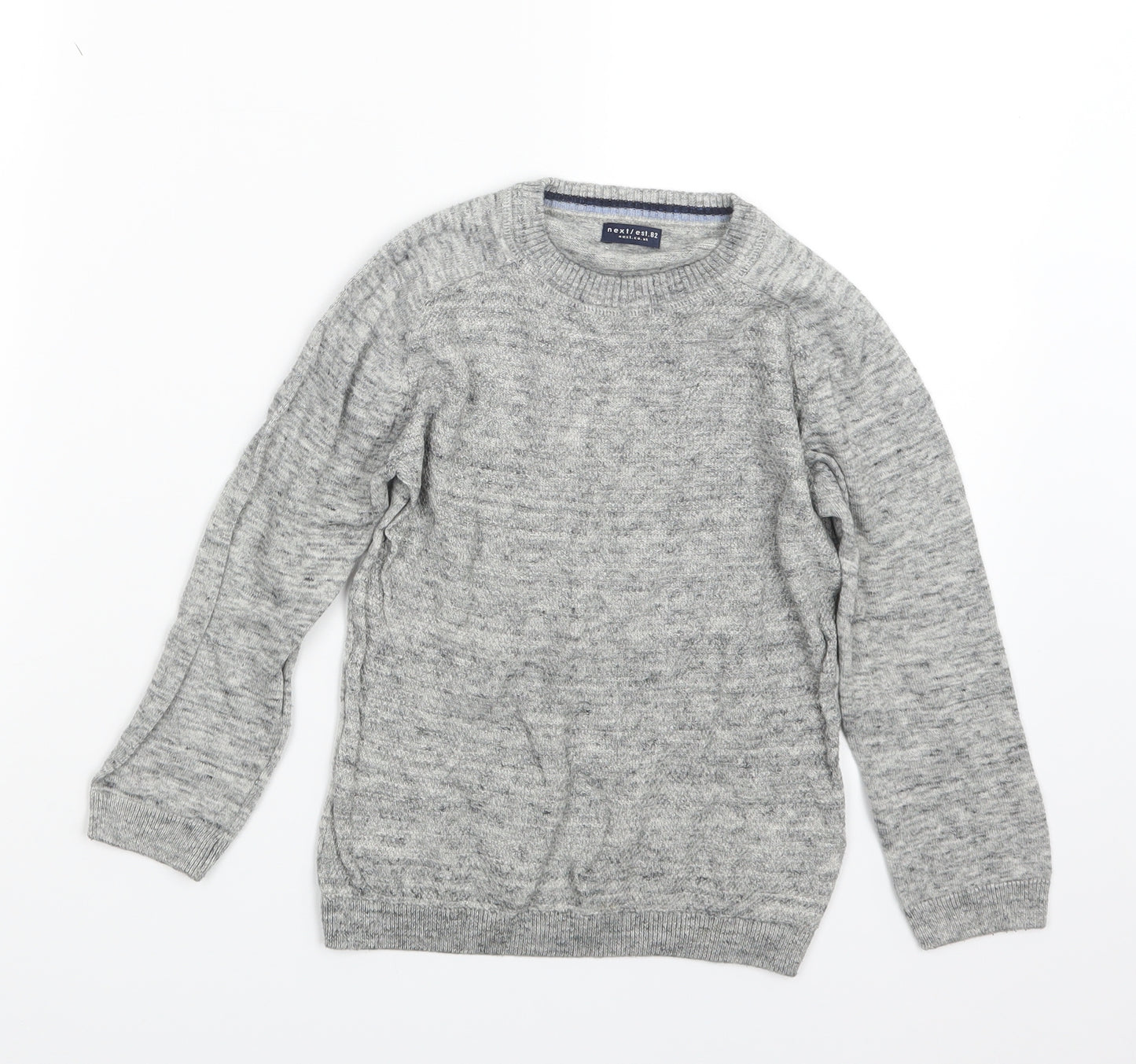 NEXT Boys Grey  Knit Pullover Jumper Size 5 Years