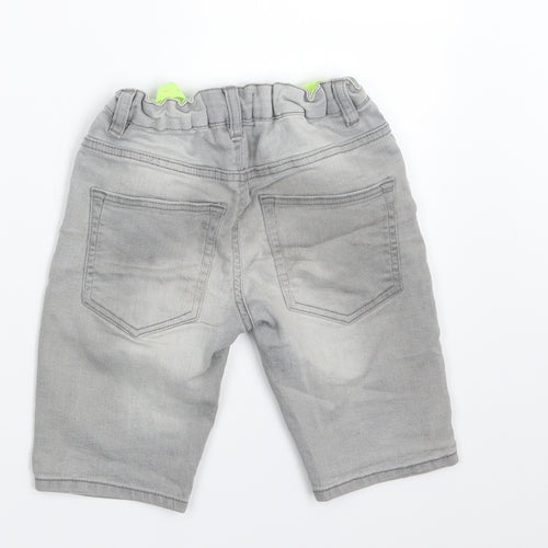 Matalan Boys Grey  Denim Cropped Jeans Size 8 Years