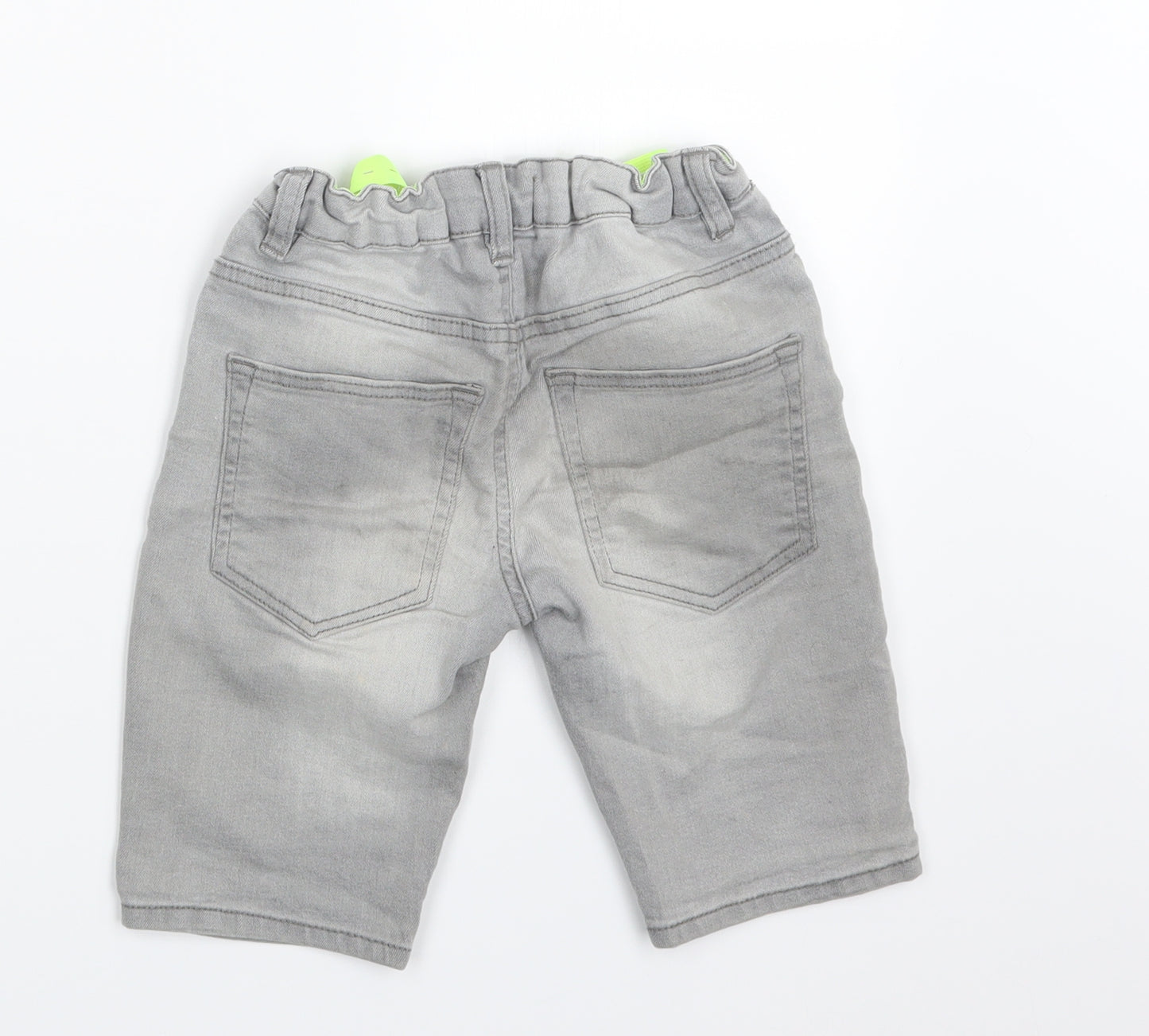Matalan Boys Grey  Denim Cropped Jeans Size 8 Years