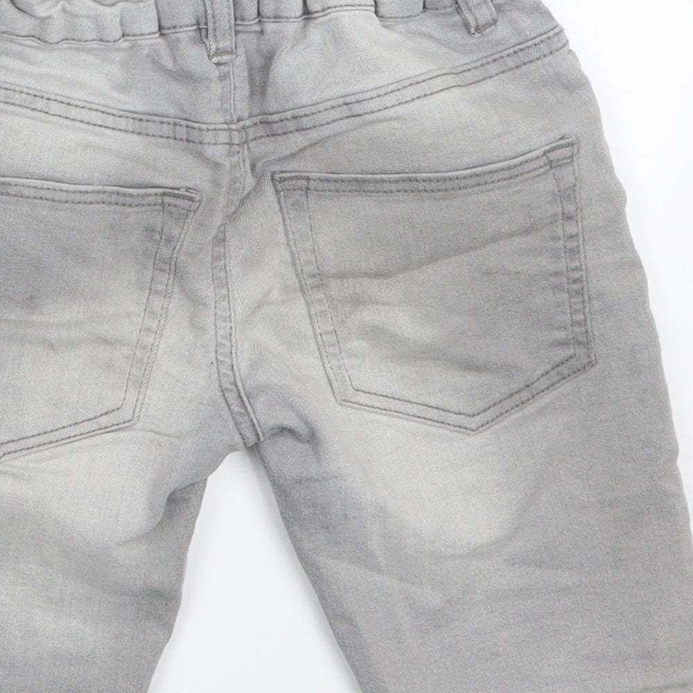 Matalan Boys Grey  Denim Cropped Jeans Size 8 Years