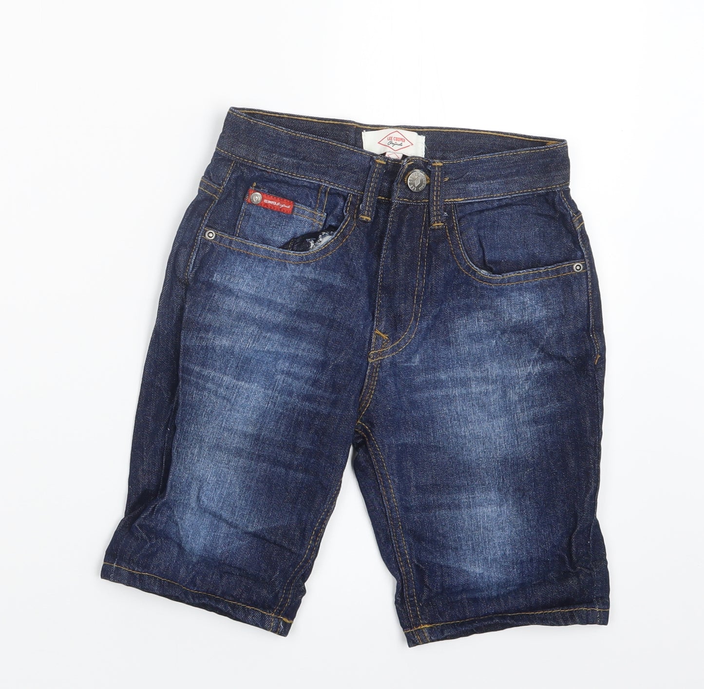 Lee Cooper Boys Blue  Denim Cropped Jeans Size 7-8 Years