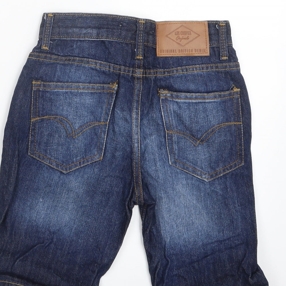 Lee Cooper Boys Blue  Denim Cropped Jeans Size 7-8 Years