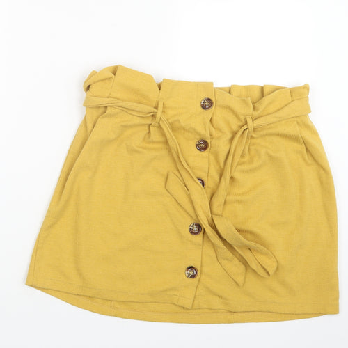 Primark Womens Yellow   Straight & Pencil Skirt Size 18