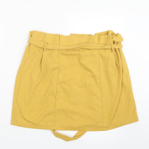 Primark Womens Yellow   Straight & Pencil Skirt Size 18