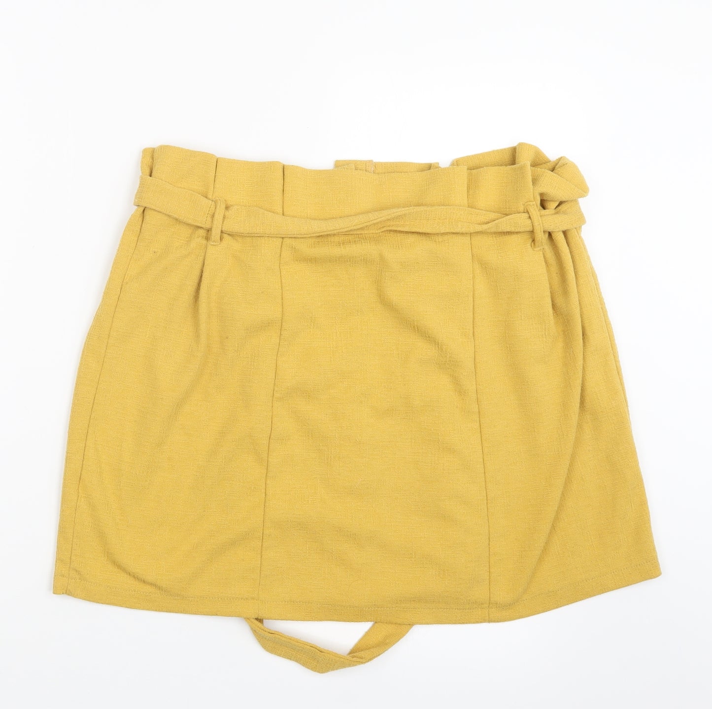Primark Womens Yellow   Straight & Pencil Skirt Size 18