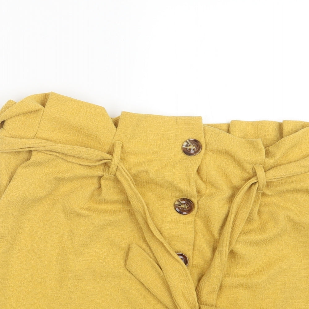 Primark Womens Yellow   Straight & Pencil Skirt Size 18