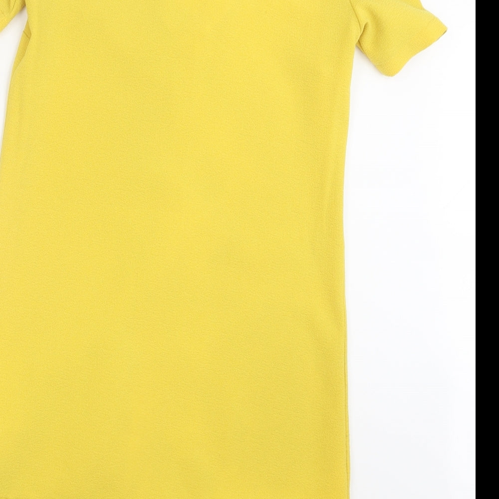Marks and Spencer Womens Yellow   Mini  Size 8