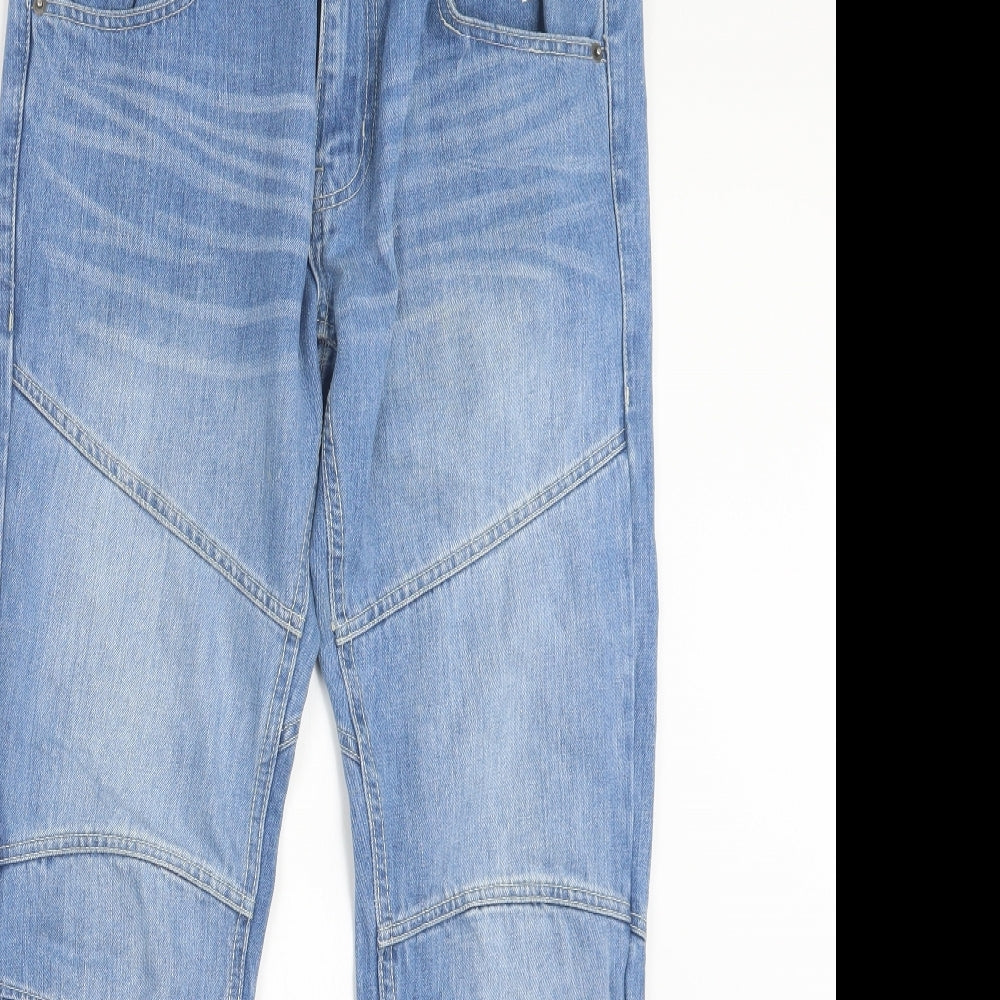 Henleys Mens Blue  Denim Straight Jeans Size 32 in L30 in