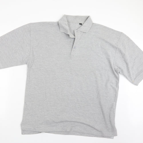 Wrap Mens Grey    Polo Size 2XL