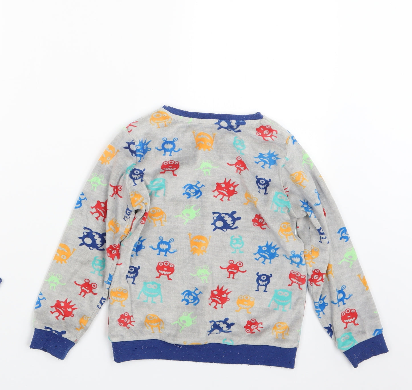 Pep&Co Boys Grey Geometric   Pyjama Top Size 5-6 Years