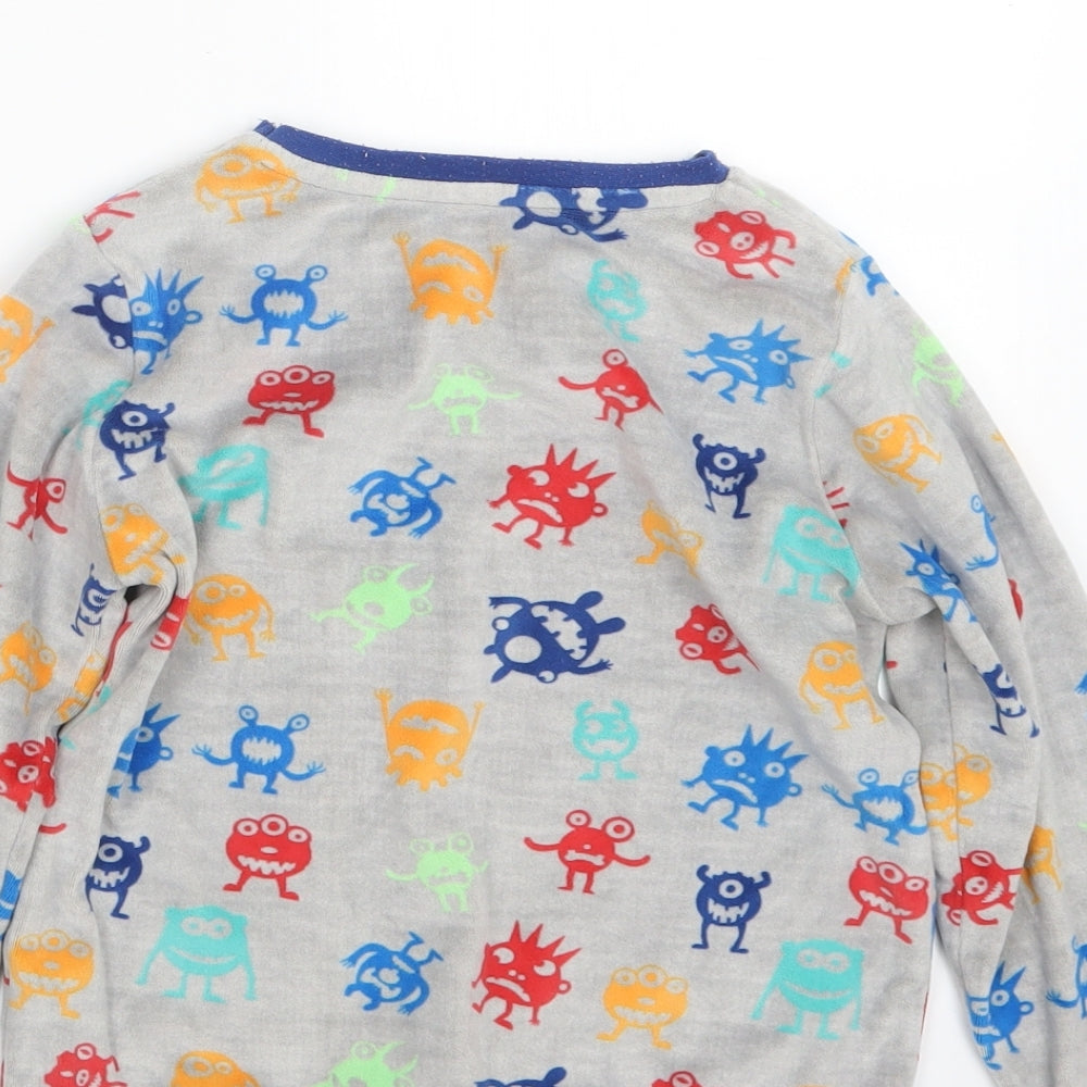 Pep&Co Boys Grey Geometric   Pyjama Top Size 5-6 Years