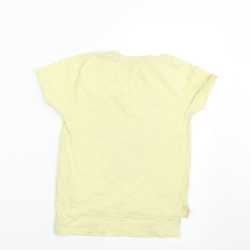 Primark Boys Yellow   Basic T-Shirt Size 5-6 Years