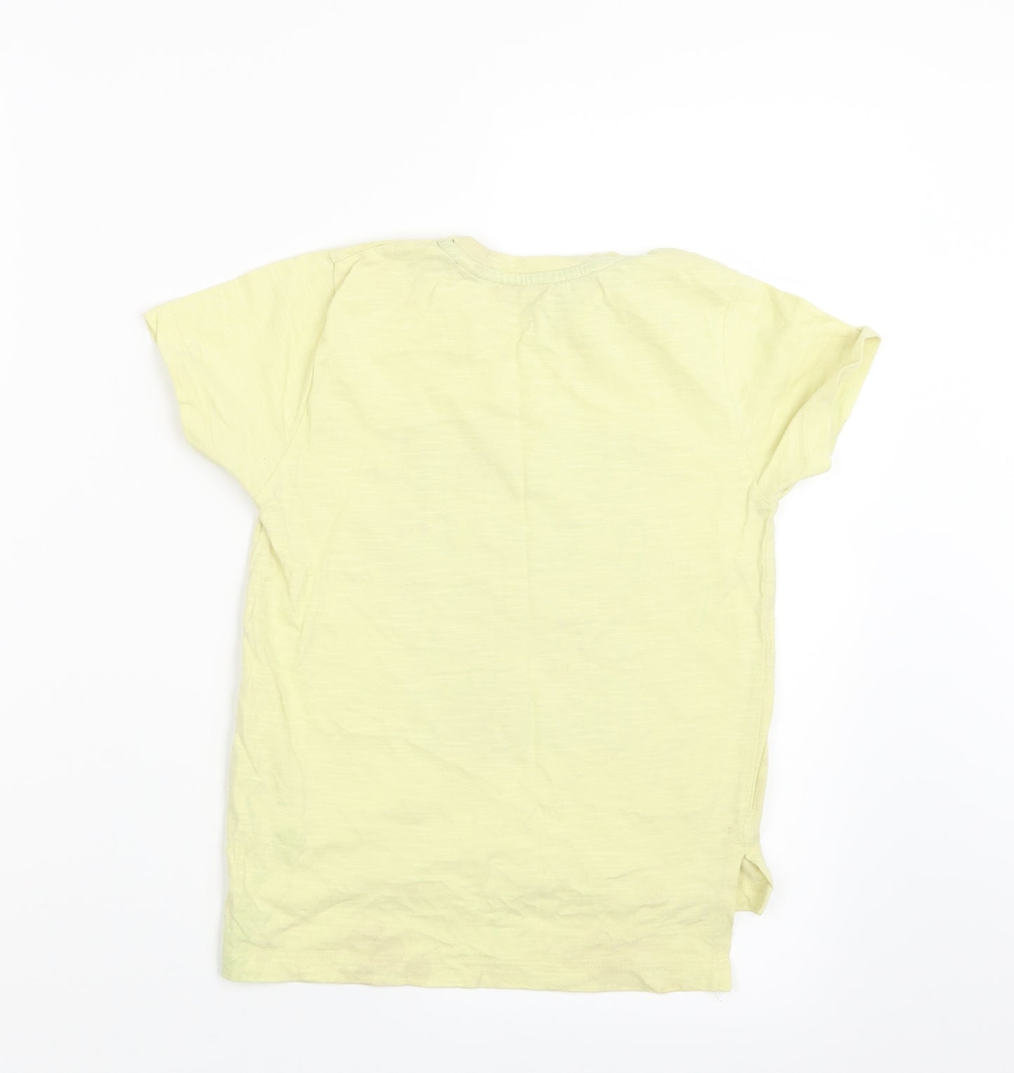 Primark Boys Yellow   Basic T-Shirt Size 5-6 Years