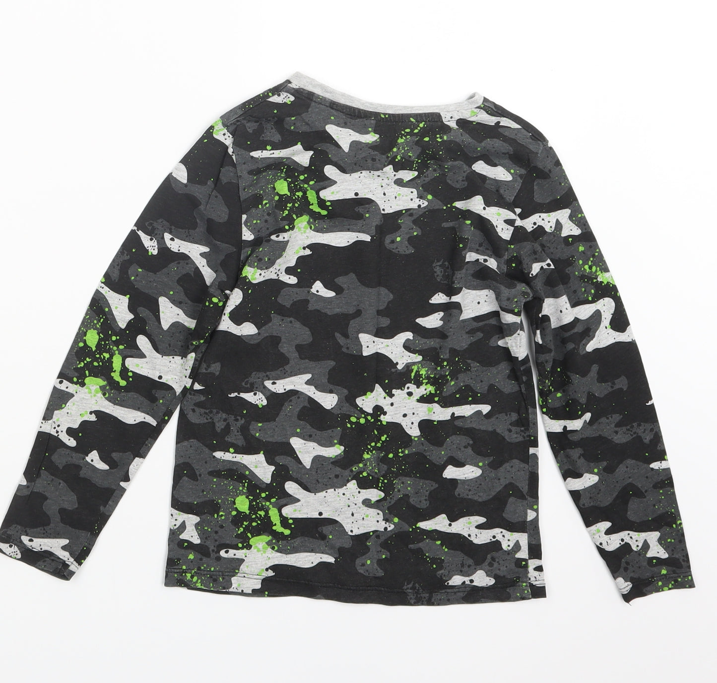 Pep&Co Boys Grey Camouflage  Basic T-Shirt Size 5-6 Years