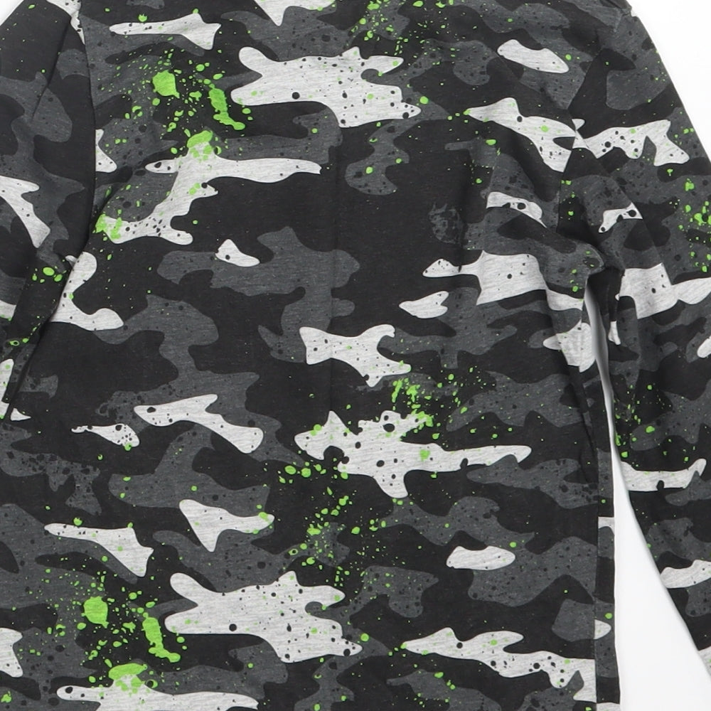 Pep&Co Boys Grey Camouflage  Basic T-Shirt Size 5-6 Years