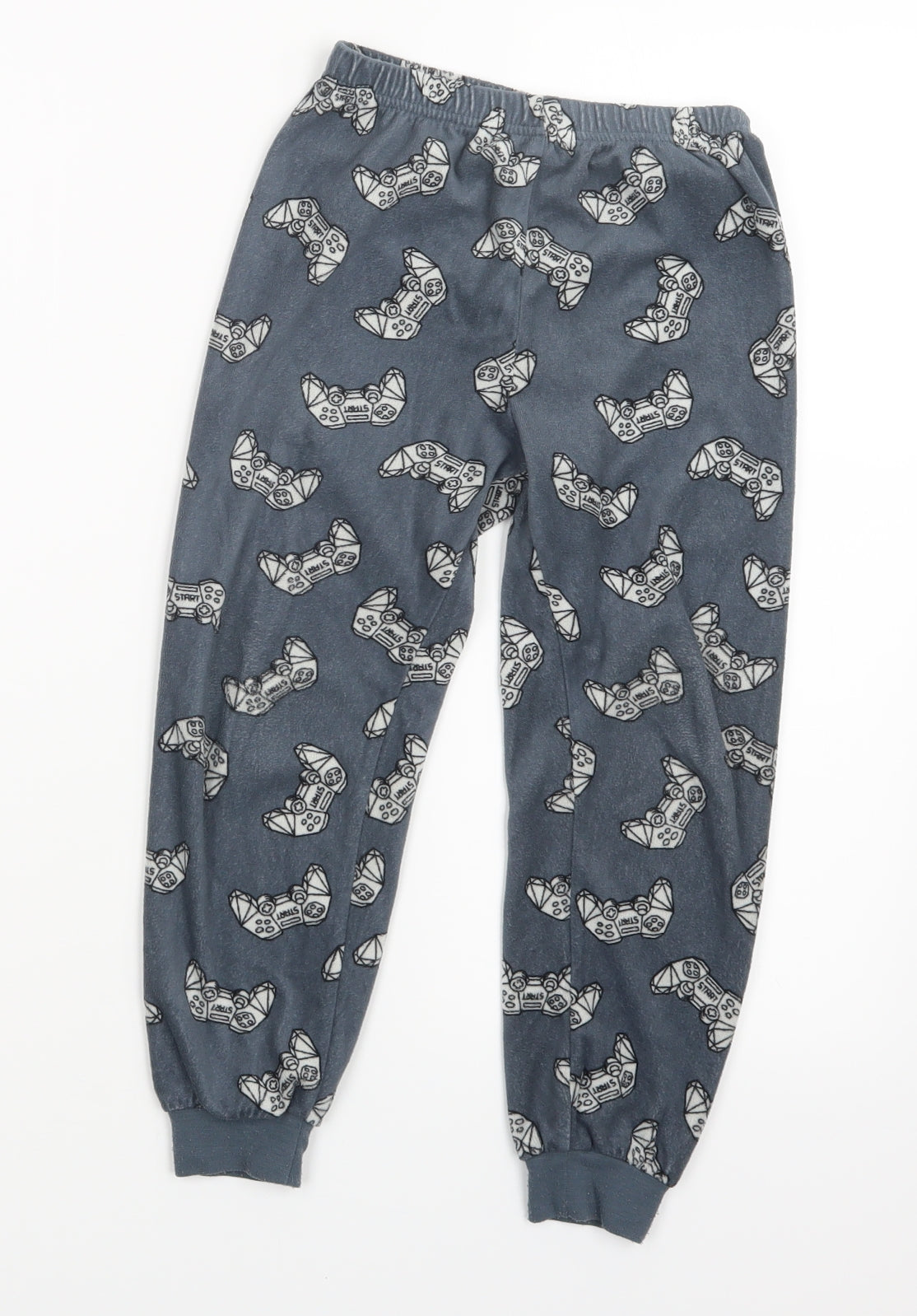 Primark Boys Grey Geometric   Pyjama Set Size 5-6 Years